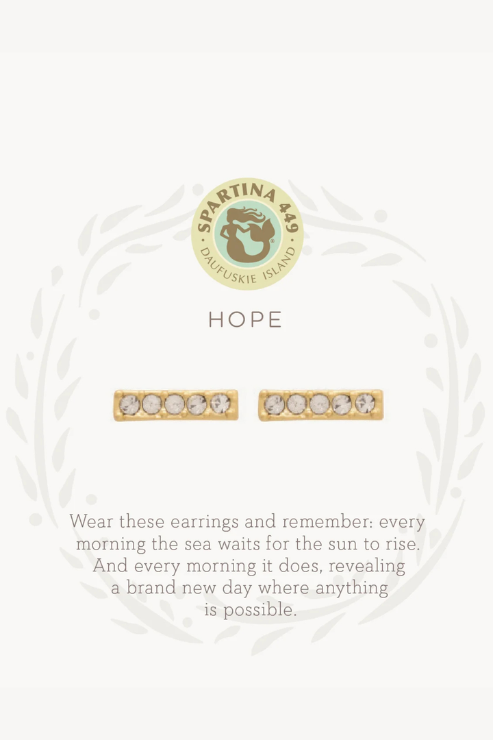 Spartina 449: Sea La Vie Stud Earrings Hope/Horizon