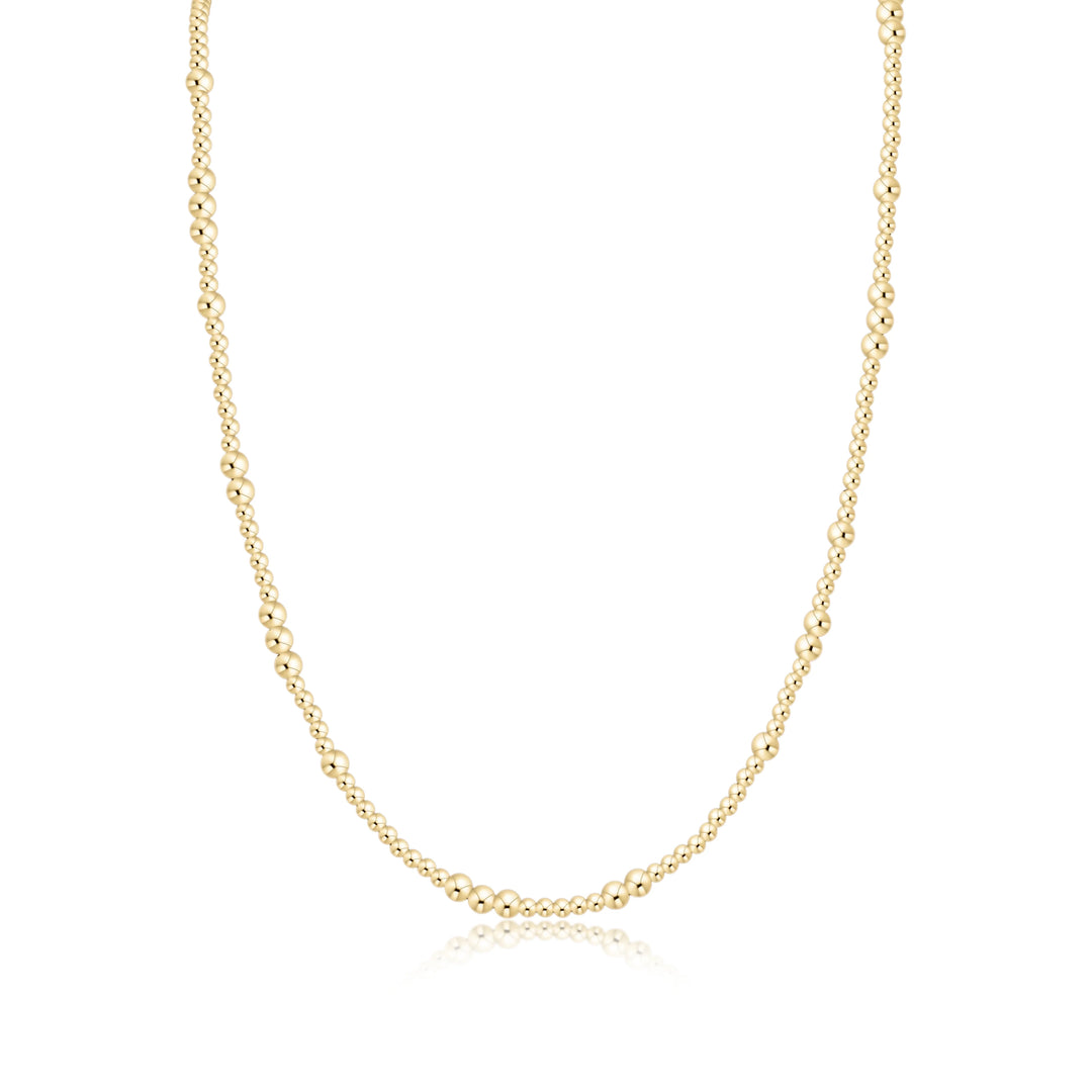enewton: 17" Choker Beaded - Hope Unwritten Gold 3mm