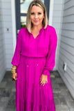 Left In The Dust Maxi - Magenta