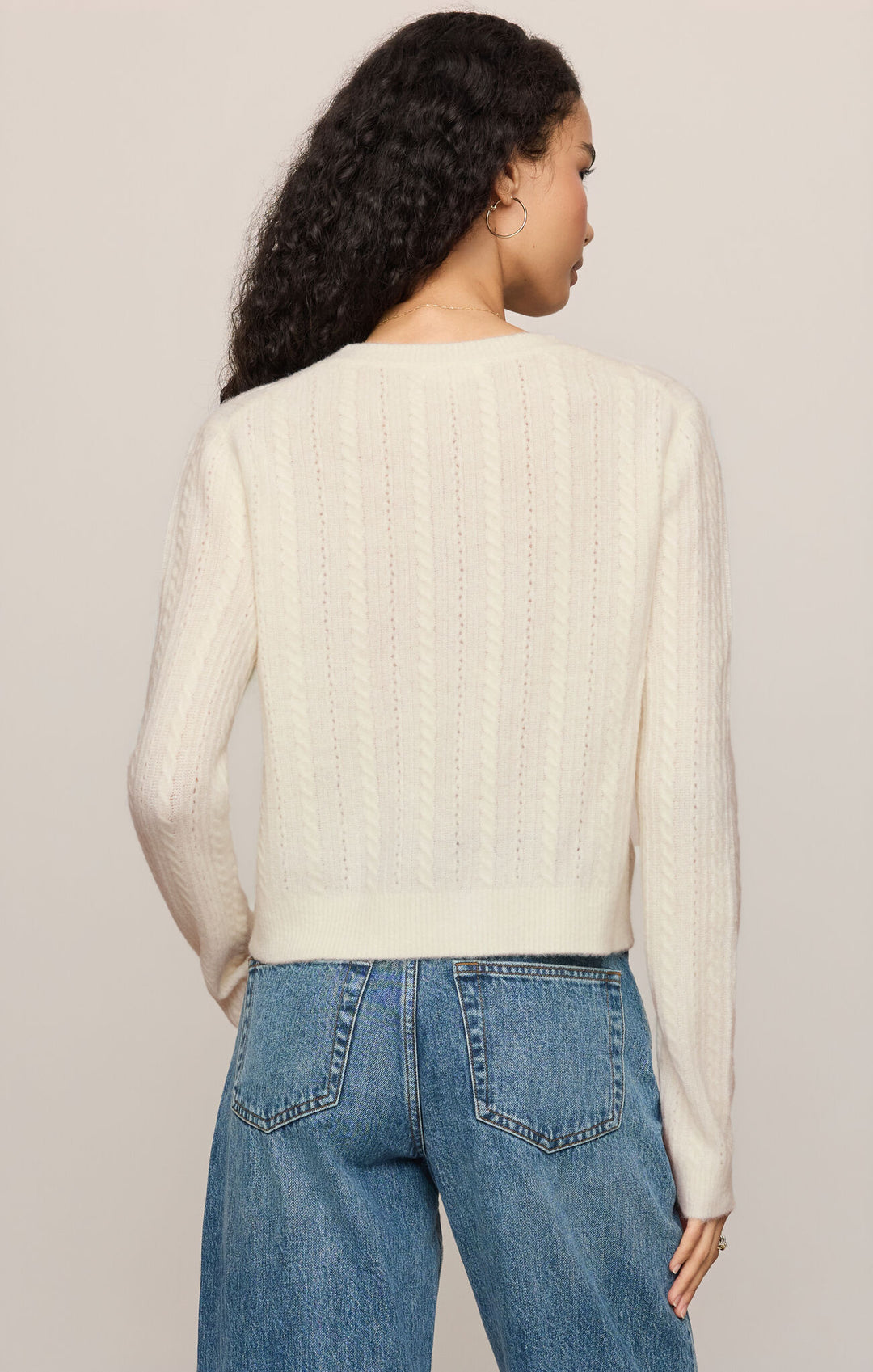 Z Supply: Medina Pointelle Cardigan - Cloud
