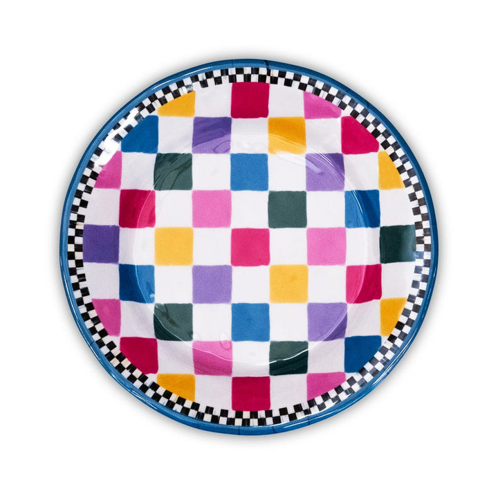 MacKenzie Childs: Jamboree Melamine Dinner Plates, Set of 4