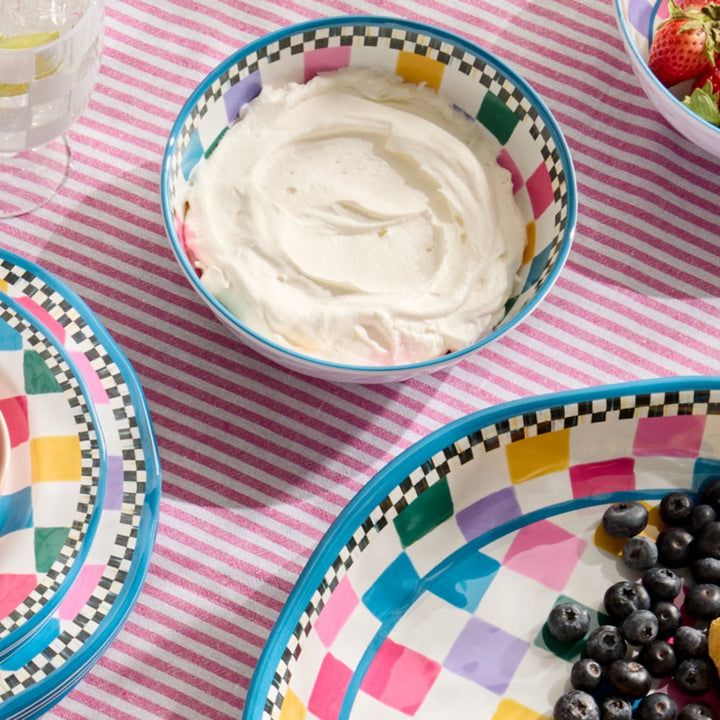 MacKenzie Childs: Jamboree Melamine Small Bowls, Set of 4