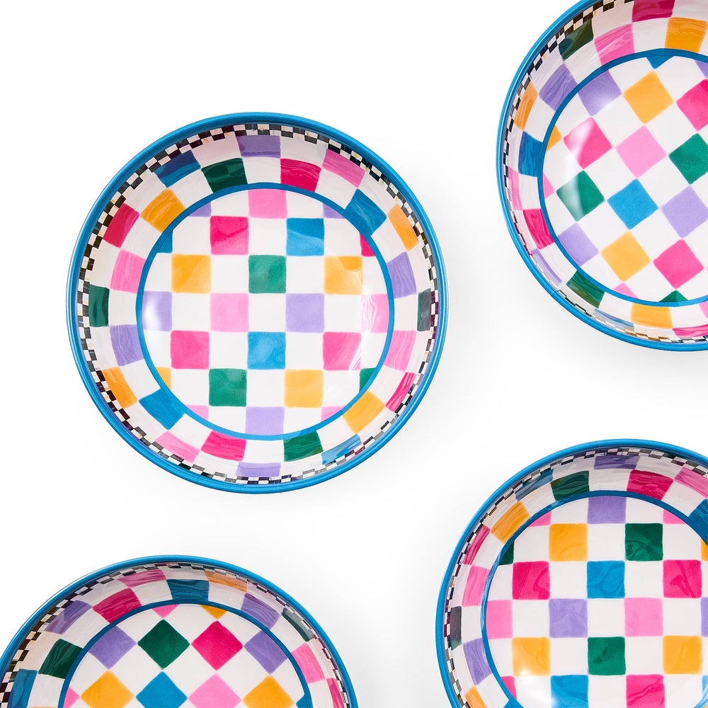 MacKenzie Childs: Jamboree Melamine Small Bowls, Set of 4