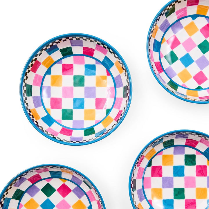 MacKenzie Childs: Jamboree Melamine Small Bowls, Set of 4