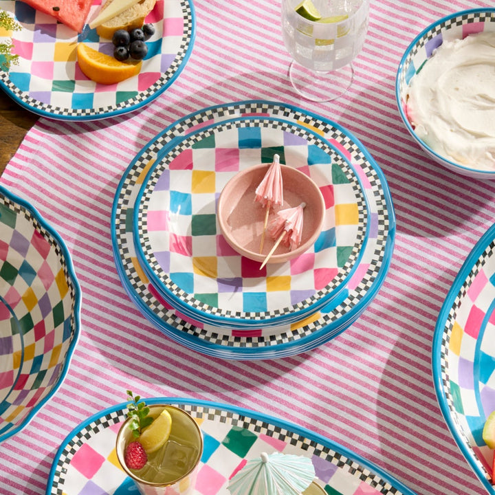 MacKenzie Childs: Jamboree Melamine Salad Plates, Set of 4