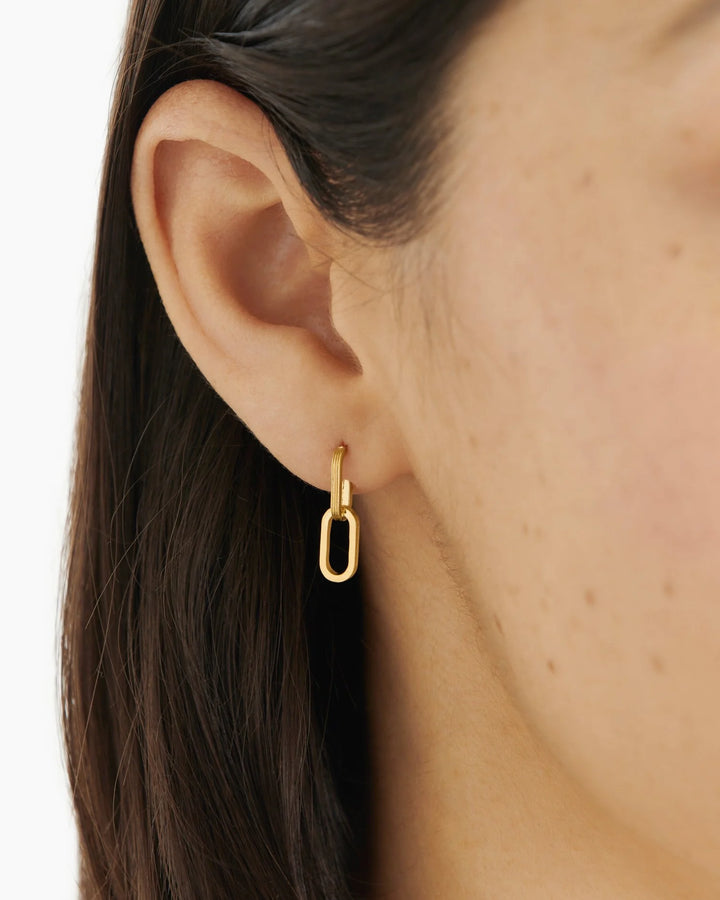 Katie Loxton: Arabella Gold Hoops - B Social Boutique