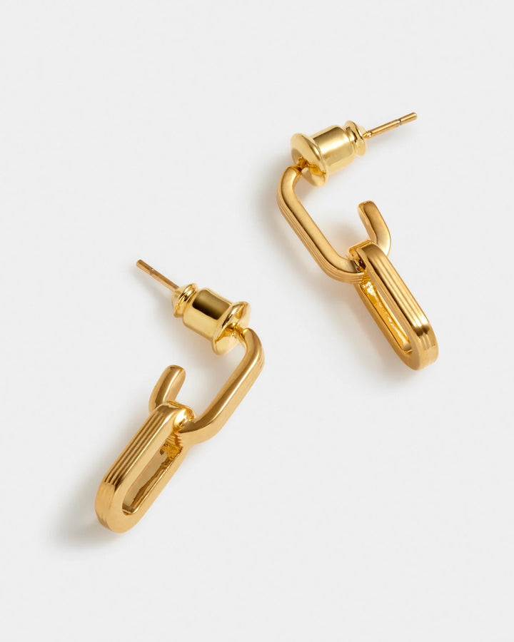 Katie Loxton: Arabella Gold Hoops - B Social Boutique