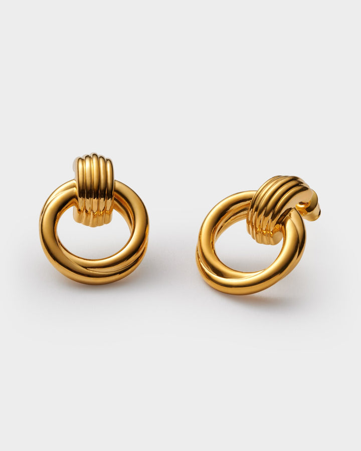 Katie Loxton: Demi Waterproof Gold Oversized Stud Earrings
