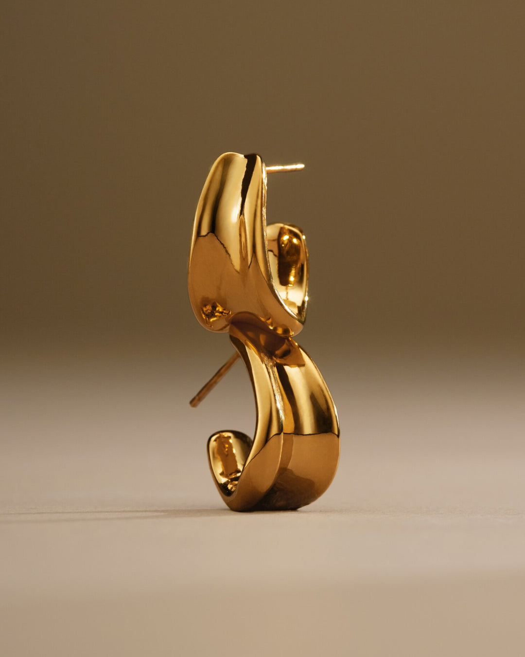Katie Loxton: Molten Luxe Hoop Gold Earrings - B Social Boutique