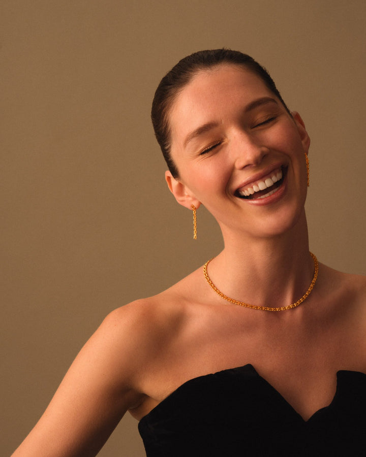 Katie Loxton: Grecian Waterproof Gold Link Necklace