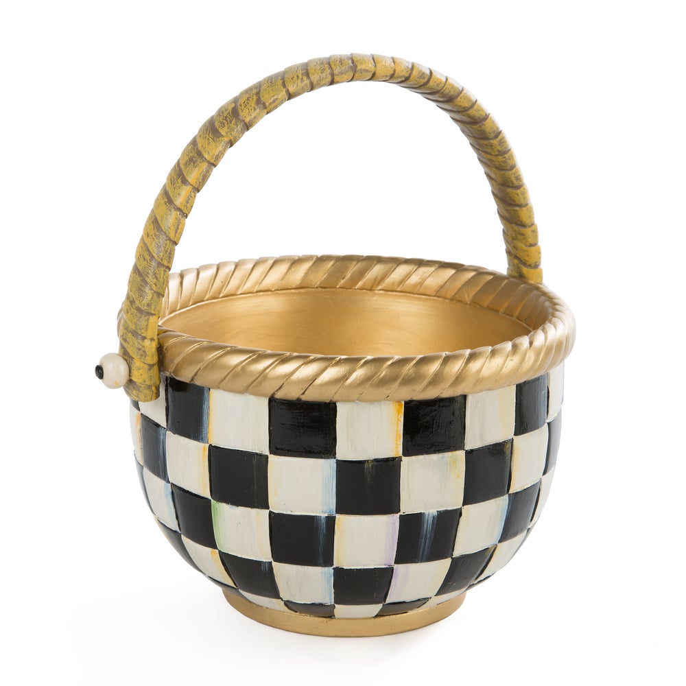 MacKenzie Childs: Courtly Check Large Basket