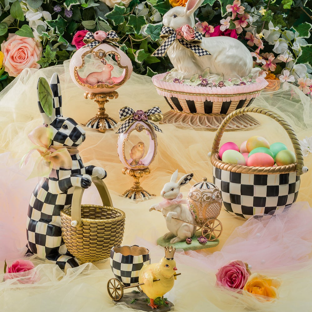 MacKenzie Childs: Courtly Check Large Basket