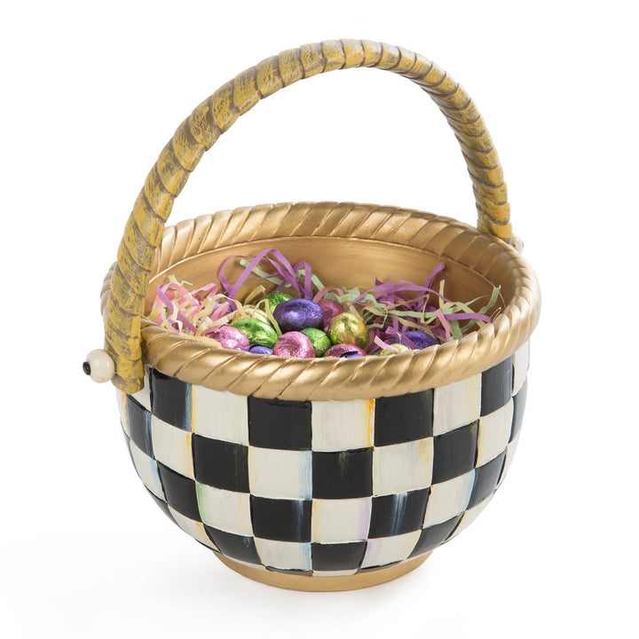MacKenzie Childs: Courtly Check Large Basket