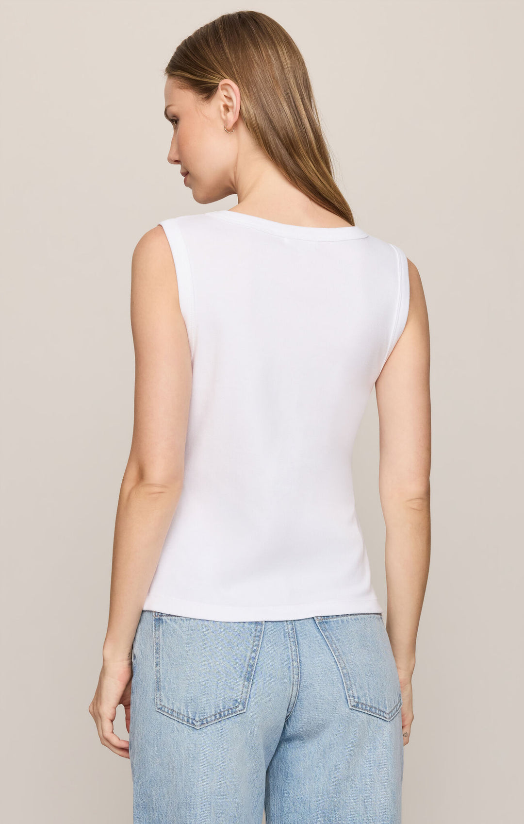 Z Supply: Ellie V Neck Tank - White