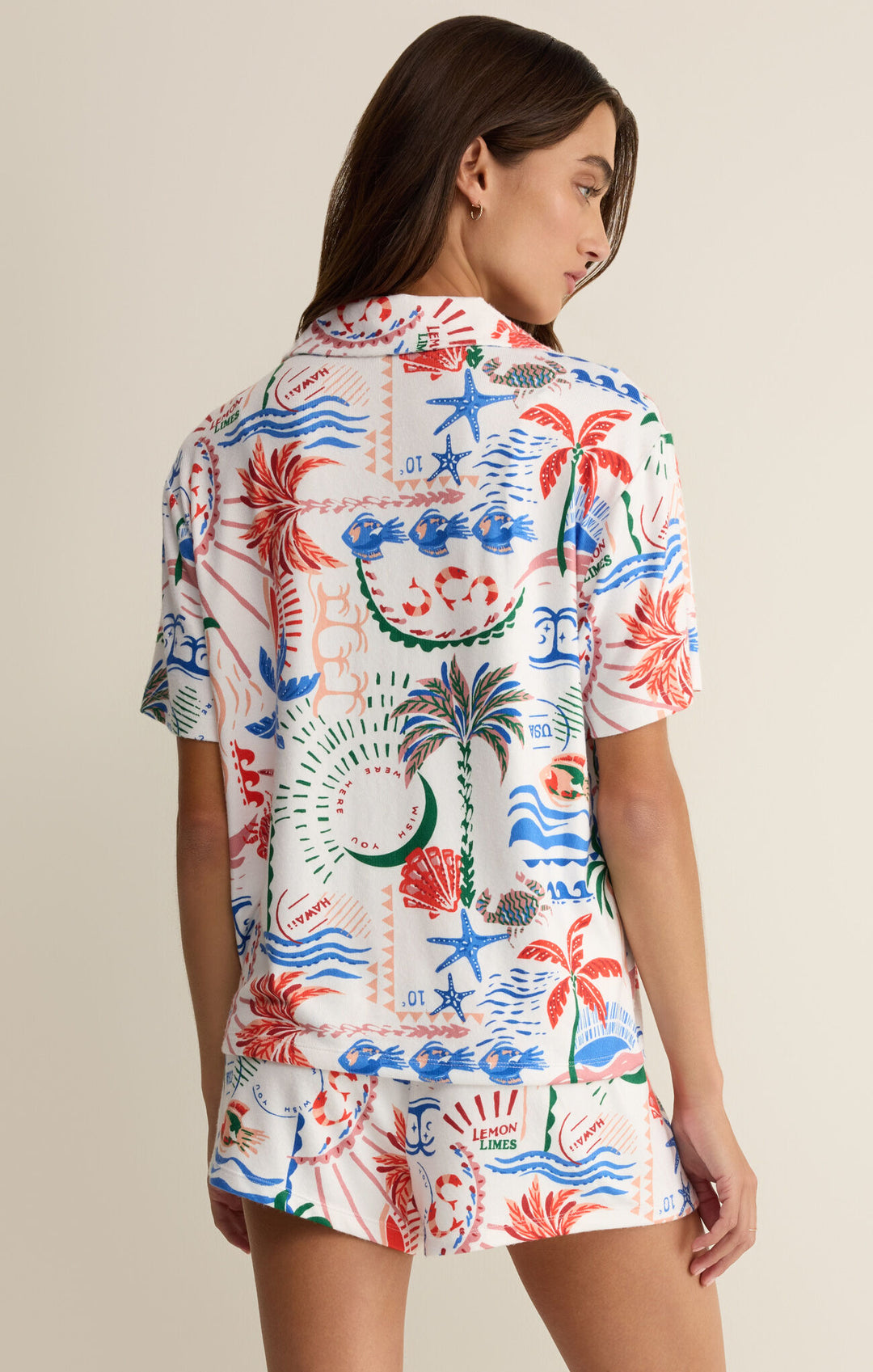 Z Supply: Beach Days Getaway PJ Top White