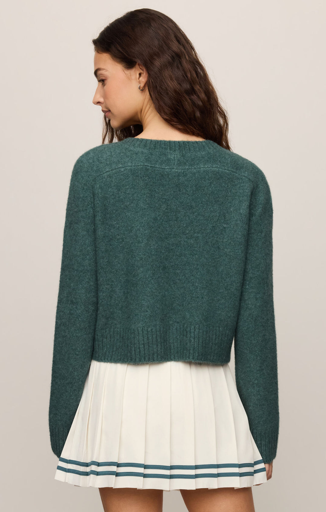 Z Supply: Stand In Sweater - Emerald Cove