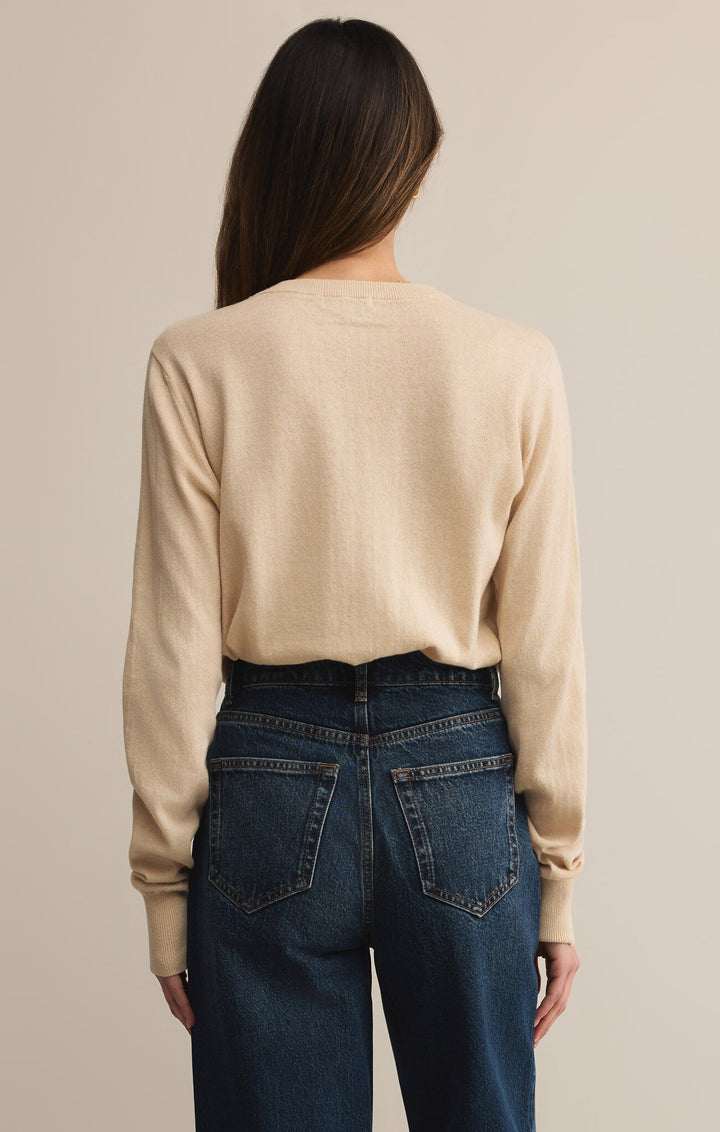 Z Supply: The Perfect Layer Sweater Champagne