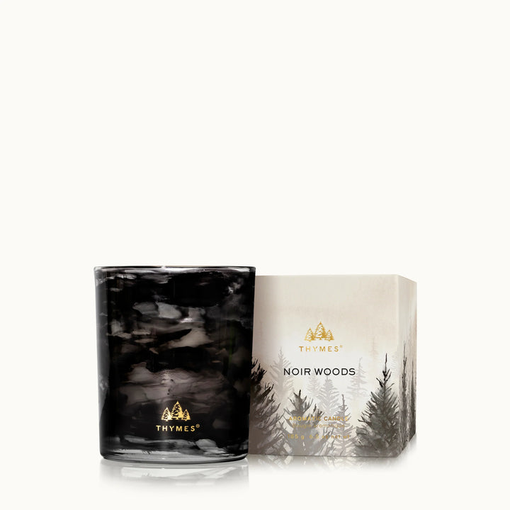 Thymes: Noir Woods Boxed Candle