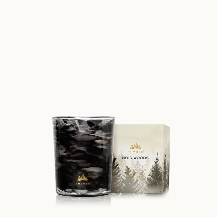 Thymes: Noir Woods Boxed Votive 2oz