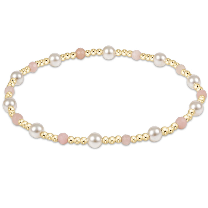 enewton: Pearl Sincerity 4mm Gem Bracelet - Pink Opal - B Social Boutique