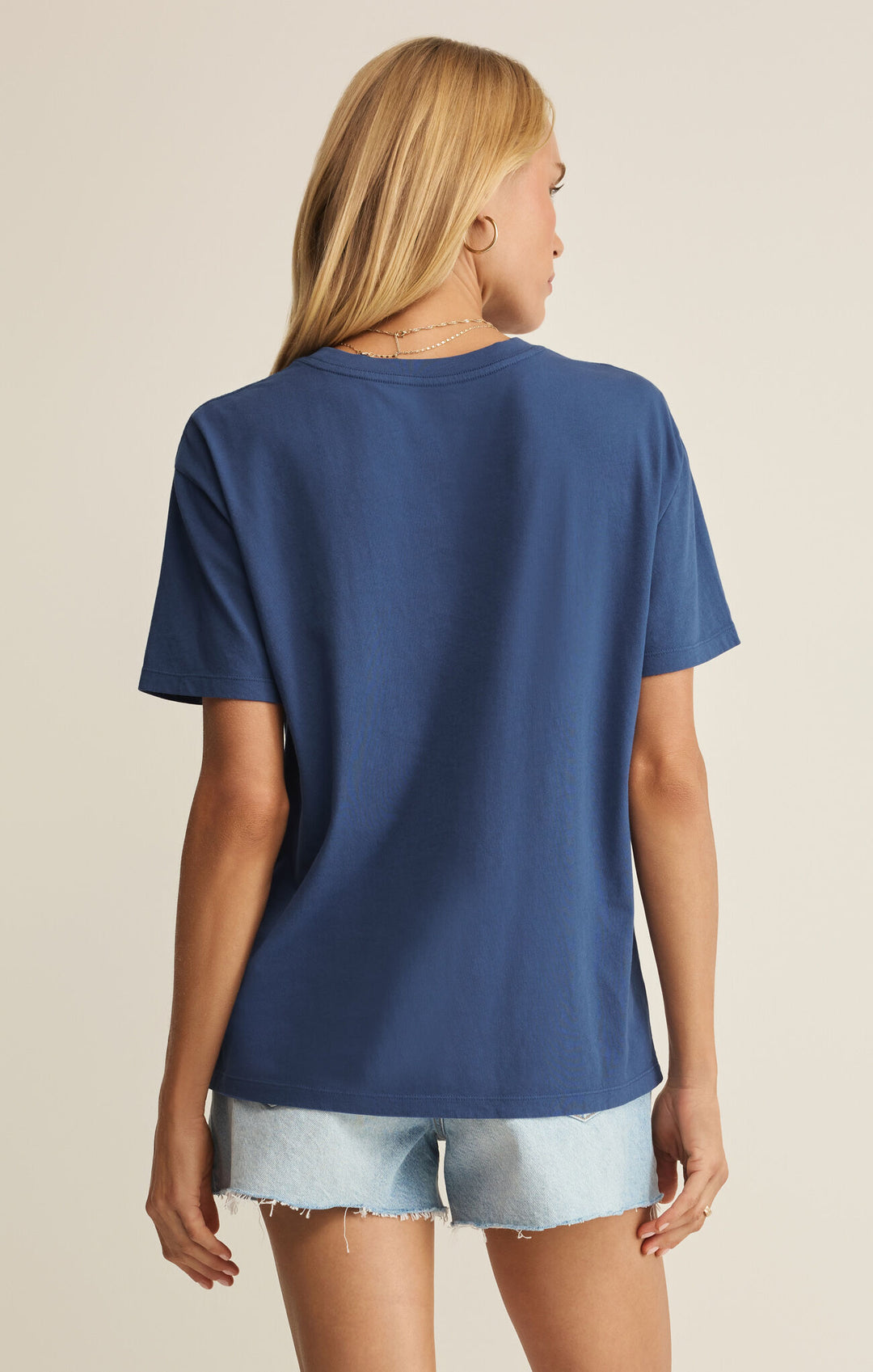 Z Supply: American Boyfriend Tee - True Navy