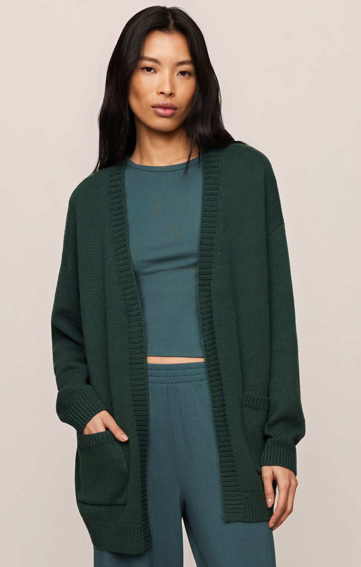 Z Supply: Sanborn Cardigan Emerald Cove
