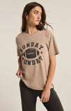 Z Supply: Sunday Funday Boyfriend Tee - Latte