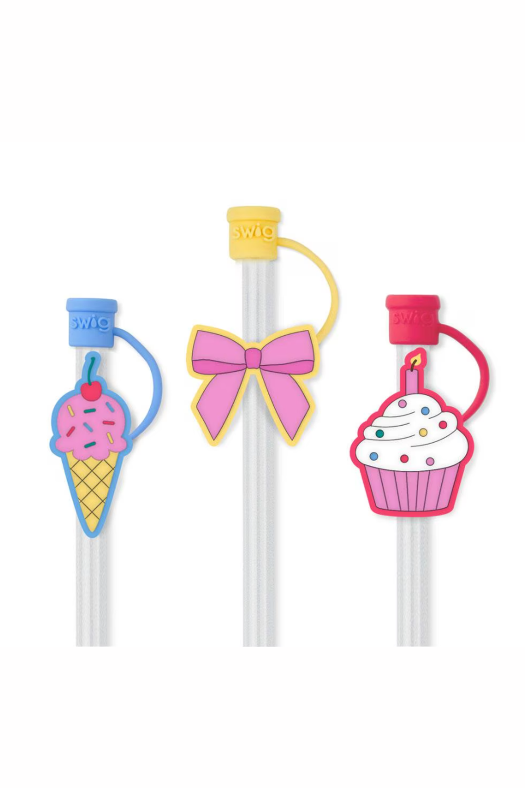 Swig: Scoop There It Is Straw Topper Set - B Social Boutique