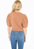 BuddyLove: Macy Crop Sweater - Coffee
