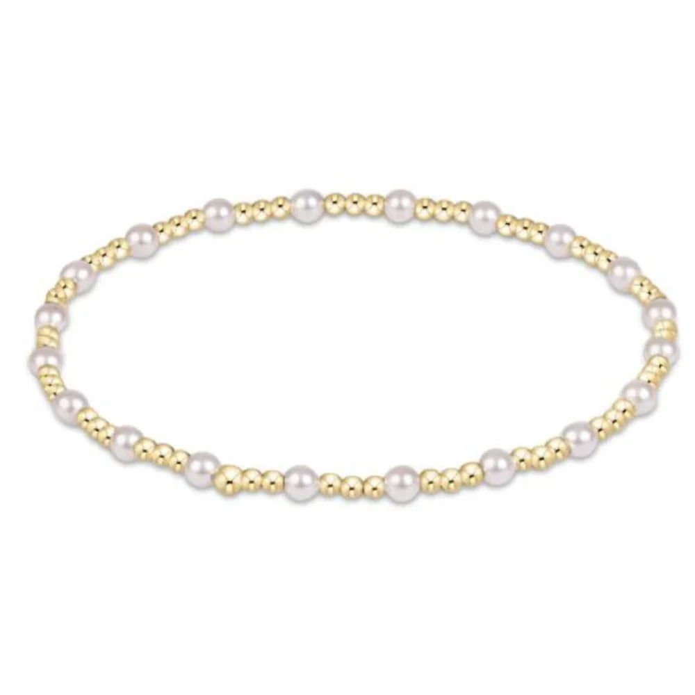 enewton: Sincerity Pearl 3mm Bracelet