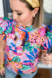 THML: Floral Dream Ruffle Top