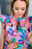 THML: Floral Dream Ruffle Top