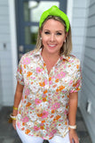Pallas Top - Floral Multi