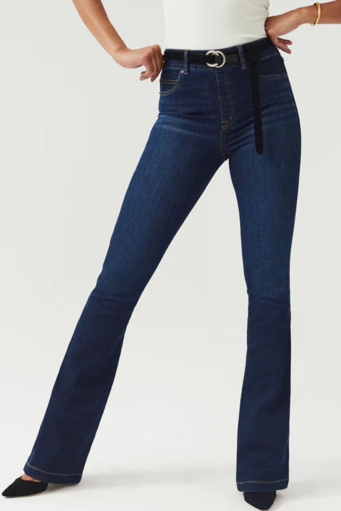 SPANX Flare Jeans in Midnight Shade