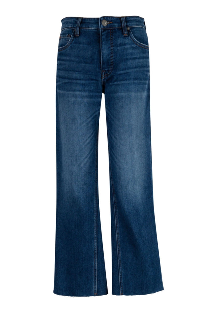 KUT: Kelsey High Rise FAB Ankle Flare- Royal