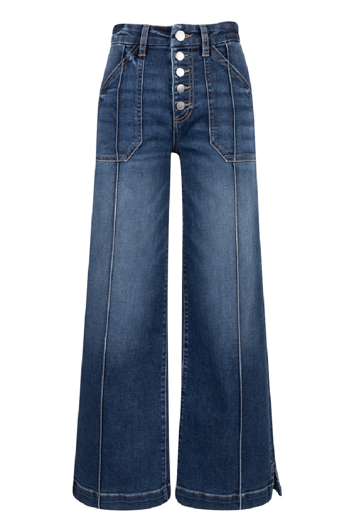 KUT: MEG HIGH RISE WIDE LEG JEAN