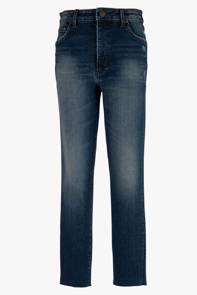 KUT: REESE HIGH RISE ANKLE RAW HEM- RELIEVE