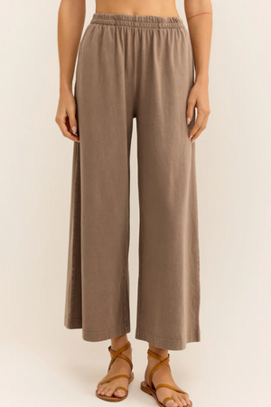 Z Supply: Scout Jersey Flare Pant - Iced Coffee