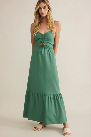 Z Supply: Winslet Maxi Dress- Botanical Green