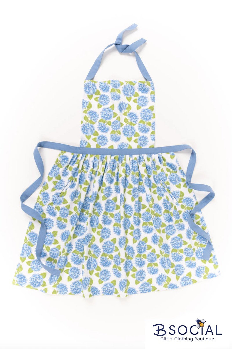 Adult Apron - Hydrangea