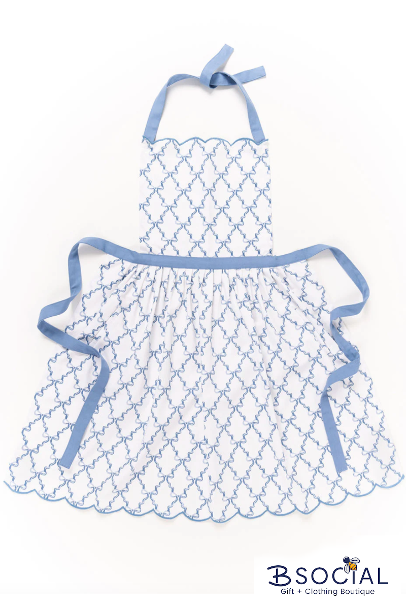 Adult Apron -Bow Trellis