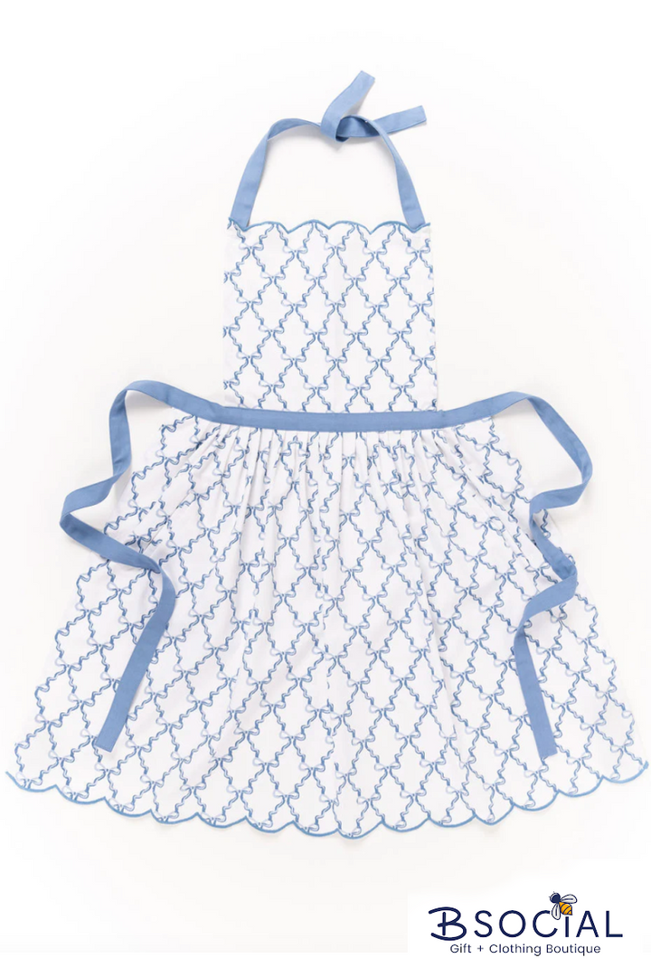 Adult Apron -Bow Trellis
