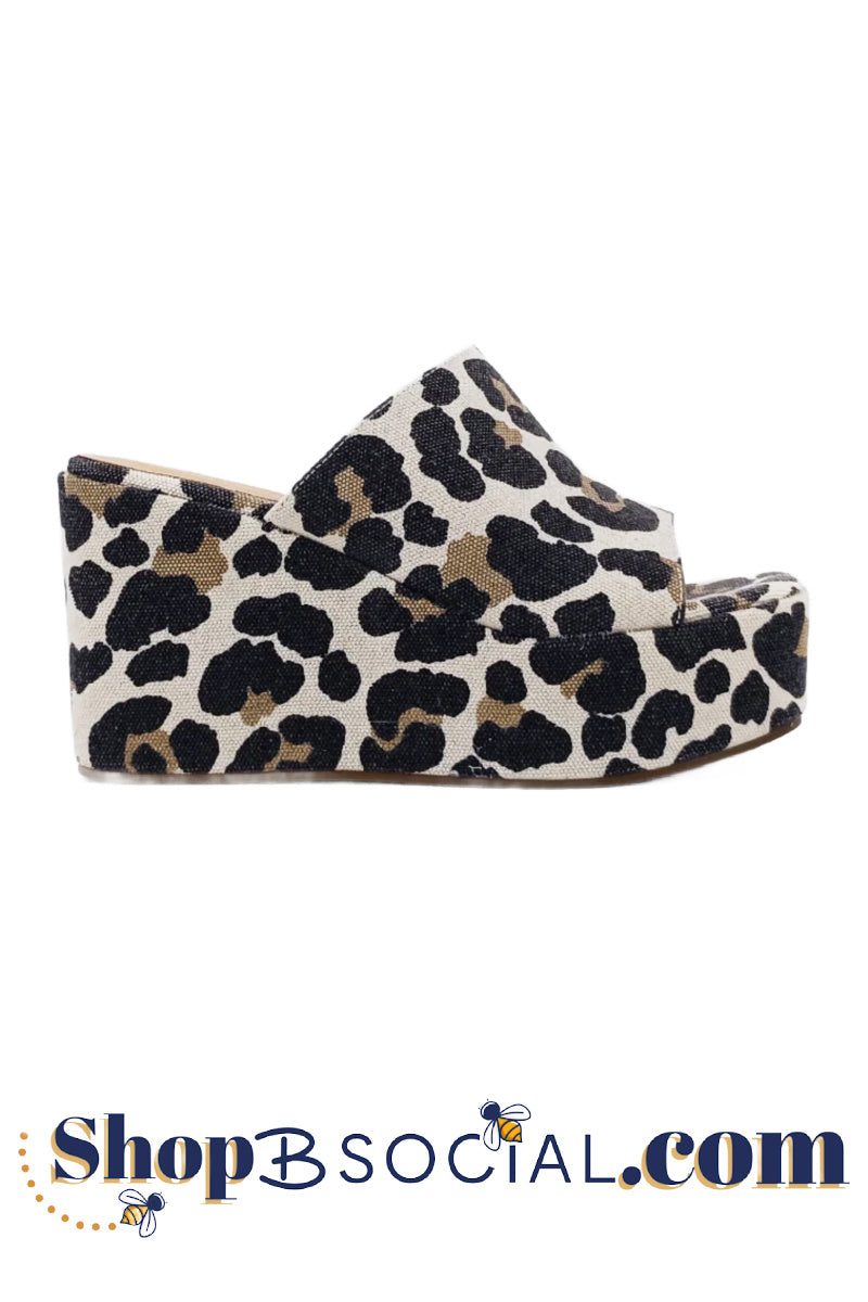 Shu Shop: Leopard Wedge