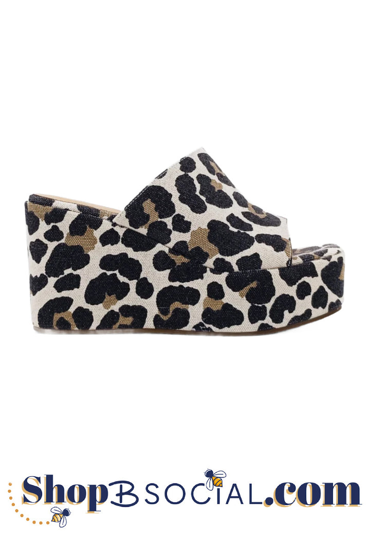 Shu Shop: Leopard Wedge