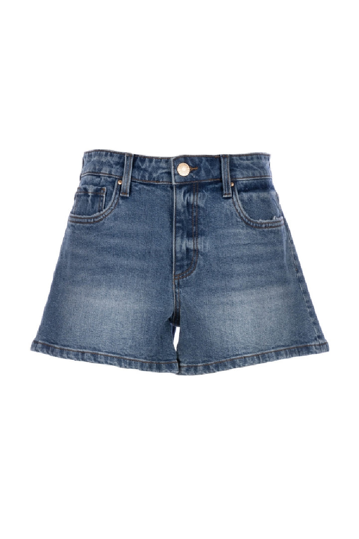 KUT: JANE HIGH RISE Regular Hem Shorts - DISTINGUISHED