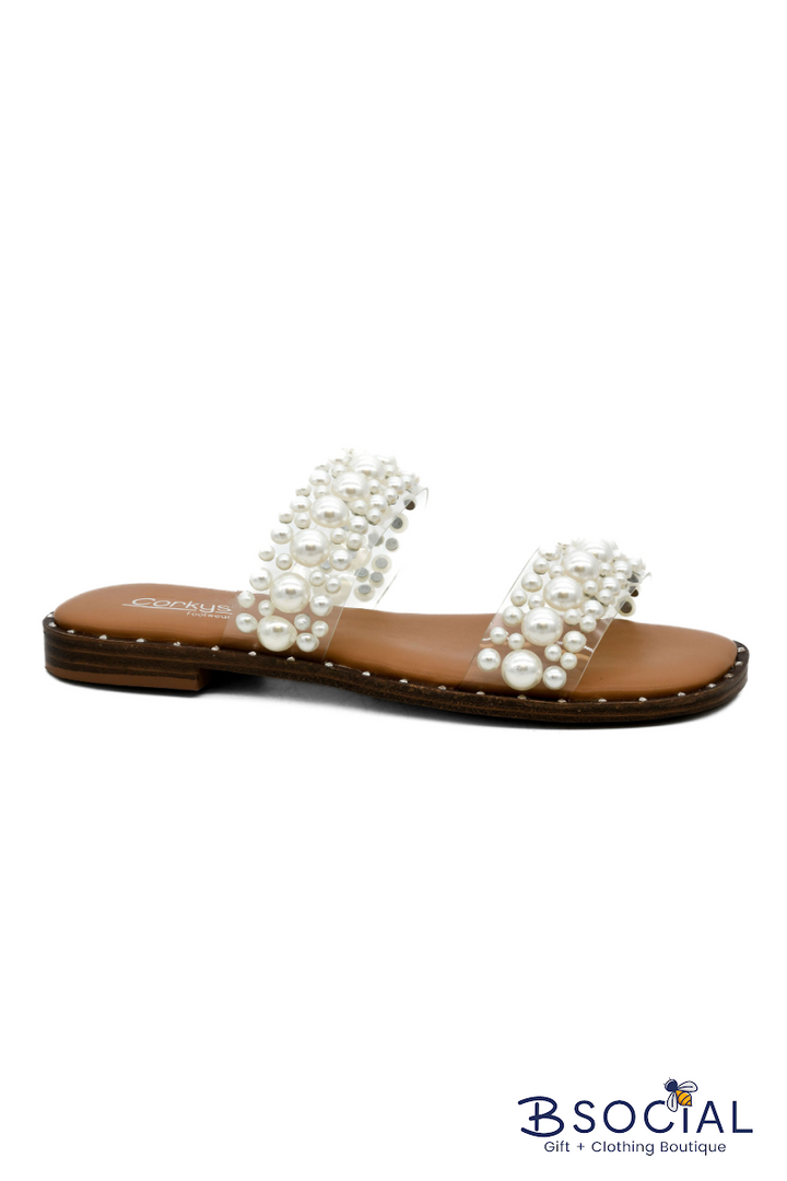 Corkys: Mamma Mia - Clear With Pearls