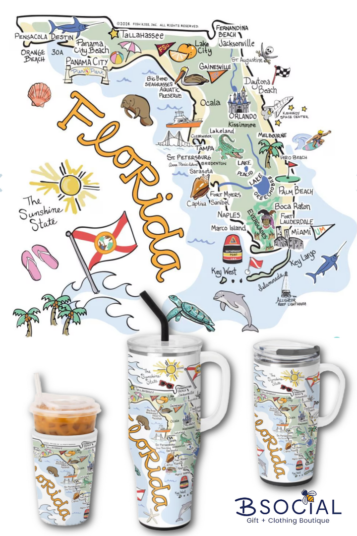 Swig: Florida Iced Cup Coolie 22oz