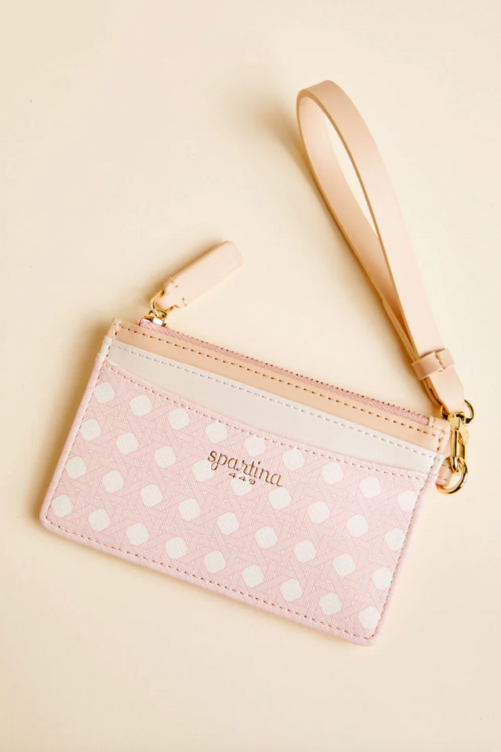 Spartina 449: Slimcard Coinpurse Pink Cane
