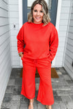 Travel On Long Sleeve Pullover - Orange