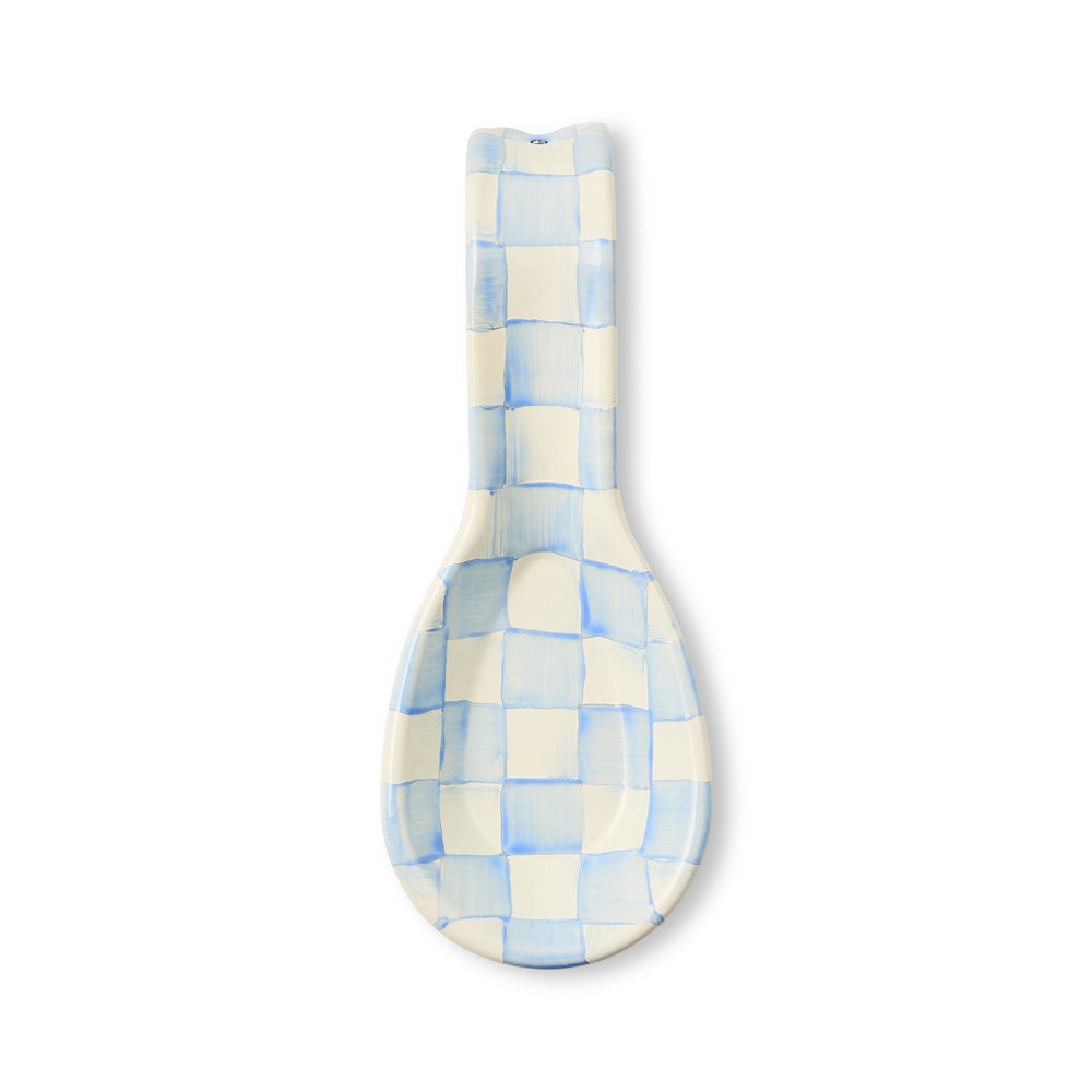 MacKenzie Childs: Sky Check Spoon Rest